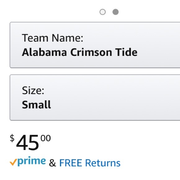 NWOT: Alabama Crimson Tide Shirt - S - Picture 6 of 8